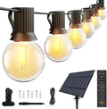 Ollny 60FT Solar Lights Outdoor, Waterproof Remote Control Dimmable Timers by Ollny