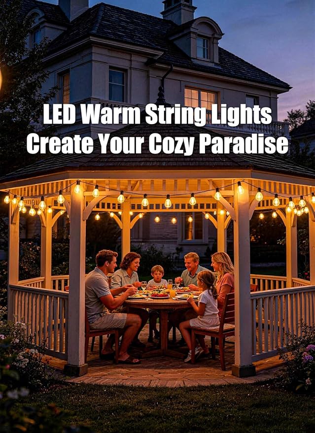 150FT Outdoor String Lights Waterproof - Image 9