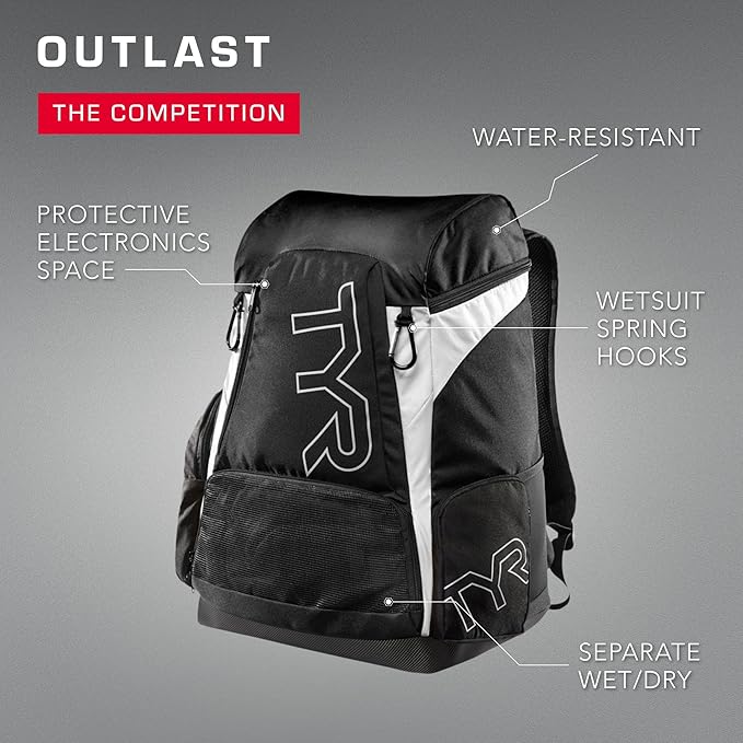 Alliance Backpack TYR Wet/Dry Athletic Gym and Pool Bag - Image 9