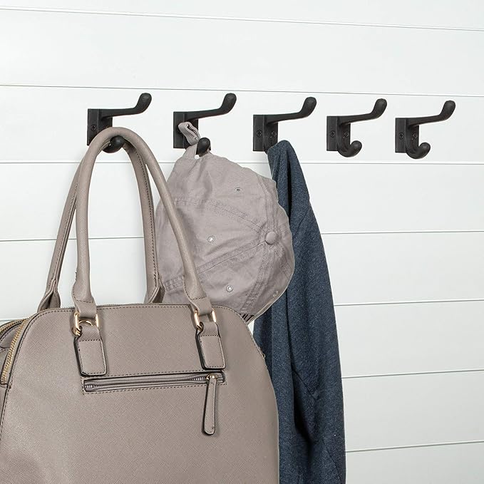 Claimed Corner Cast Iron Coat Hooks - Image 4