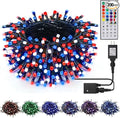 HOME LIGHTING 66ft Christmas Decorative Mini Lights, 200 LED RGB Changing 8 by LJLNION
