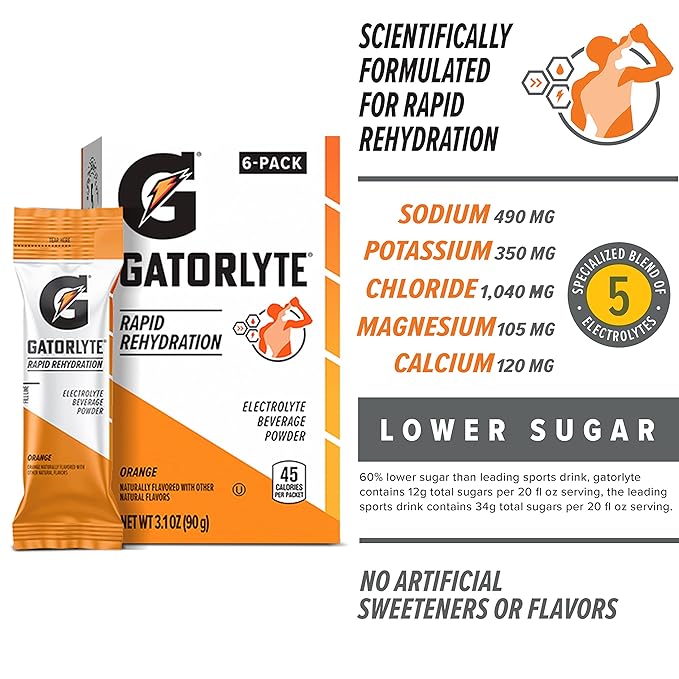 Gatorlyte Powder, Makes 20 Fl Oz - Image 3
