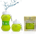 Collapsible Water Bottles with Carabiner Food Grade Sports Water Bottle by ETHLETICO