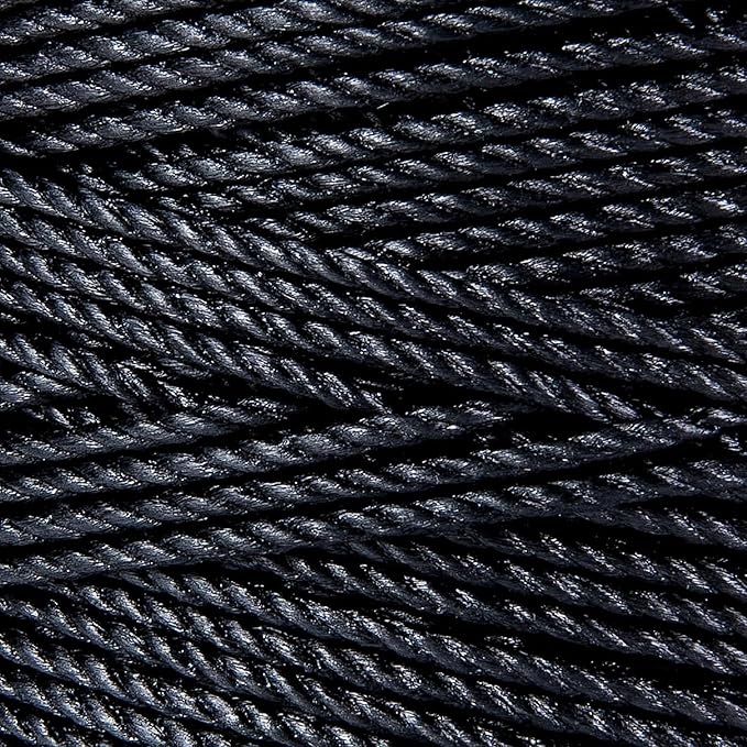 HONGDA Tarred Twine, 1080 Feet Nylon Twine #18 Bank Line-Black Nylon String - Image 2