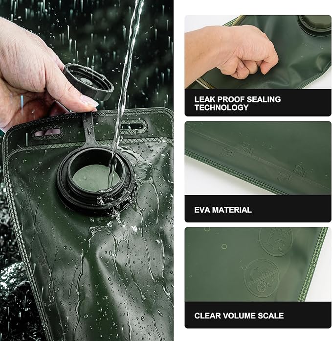 Mardingtop Hydration Bladder, 2.5 Liter Leak Proof Water Bladder, Military - Image 5