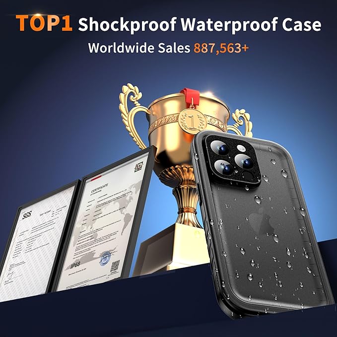 Cozycase for iPhone 15 Pro Max Waterproof Shockproof Dustproof Case - Image 10