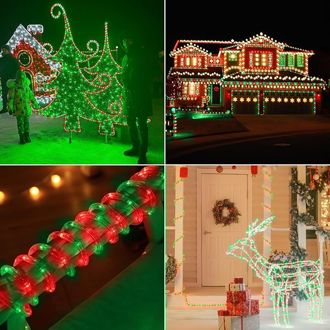 150ft LED Rope Lights Outdoor, 1080 LED Connectable and Flexible Tube Lights - Image 7