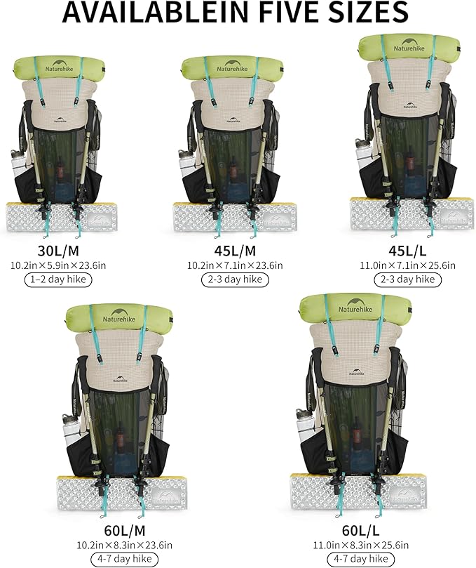 Naturehike 30L Rock 2.0 Upgraded Internal Frame Hiking Backpack - Image 7