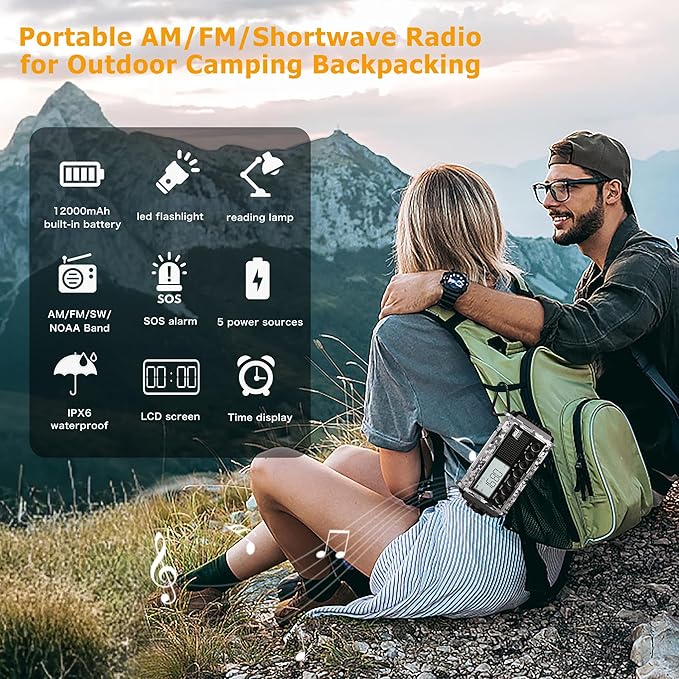 Eoxsmile Emergency Radio 12000mAh - Image 7