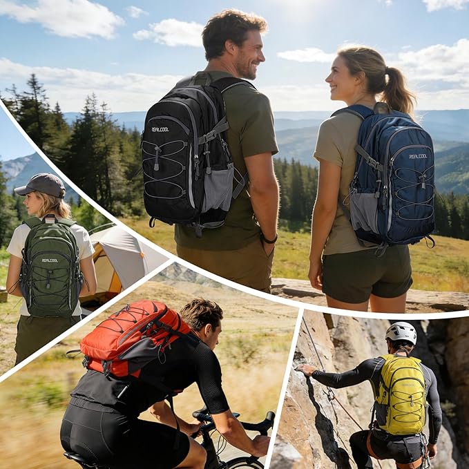 RealCool Hiking Backpack for Men Women, 30L Lightweight Waterproof Travel - Image 7