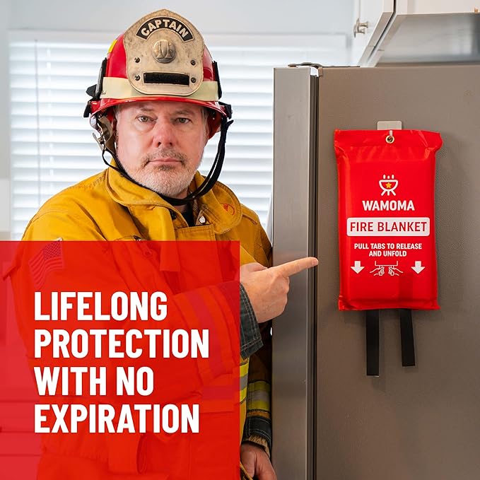 Fire Suppression Blanket with Hooks - Image 5