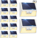 vighep 12Pack White Solar Lights Outdoor Motion Sensor, 3000K Warm Light/3 by Vighep