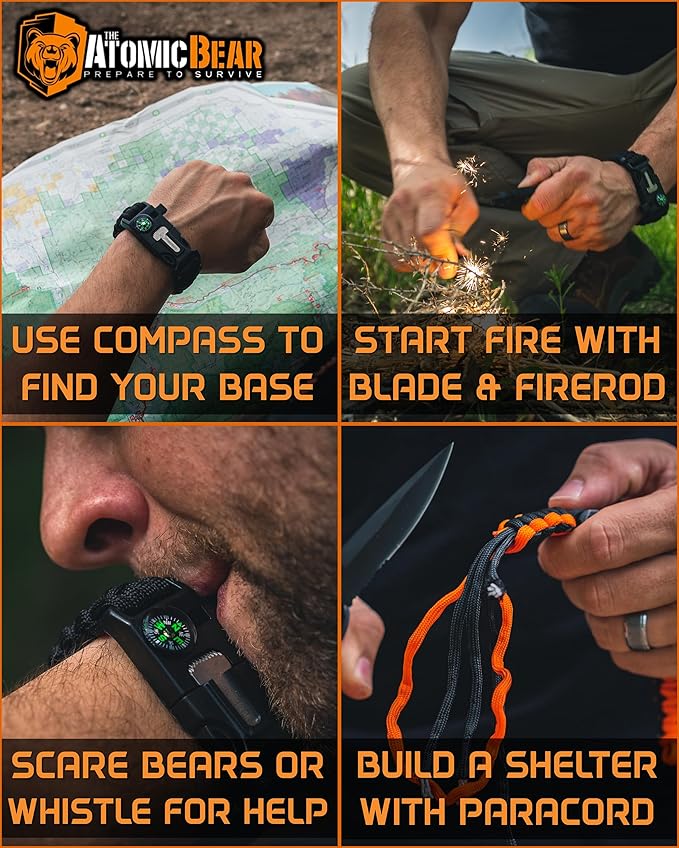 Atomic Bear Paracord Bracelet - Image 3
