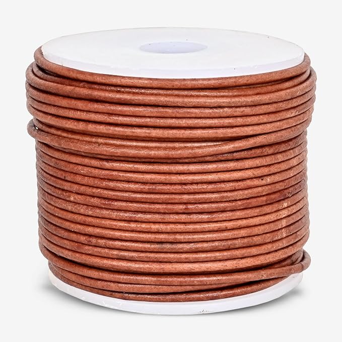 GENIQUE Real/Genuine Round Leather String Cord - Image 2