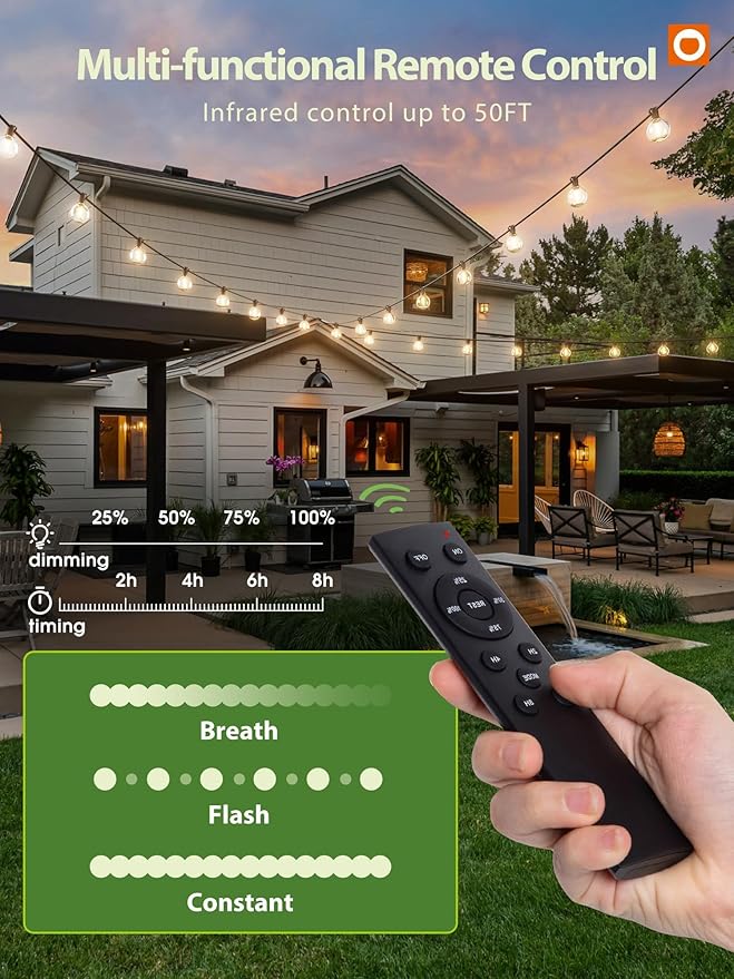addlon 200FT Solar String Lights - Image 4
