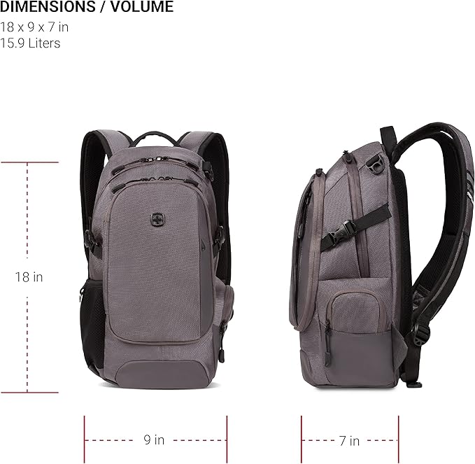 SwissGear 3598 Backpack, Narrow Daypack - Image 7