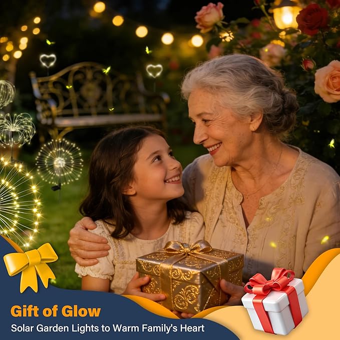 Solar Garden Lights Outdoor Decor Waterproof, Fairy Lights Solar Powered - Image 9