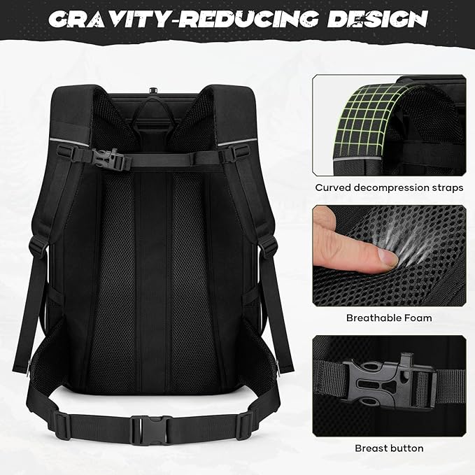 Maelstrom Tactical Backpack for Men, Water Resistant 40L Military Backpack - Image 3