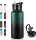 VEGOND 32 oz Insulated Water Bottle Stainless Steel Metal Water Bottles by VEGOND