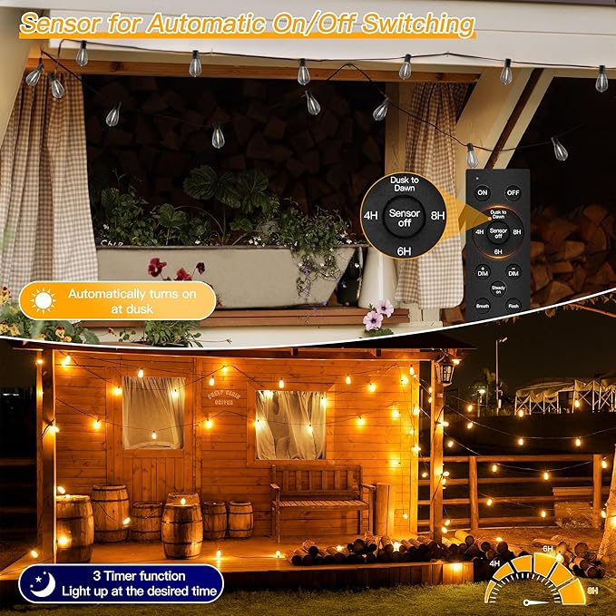 Ollny S11 50FT Outdoor String Lights - Image 3