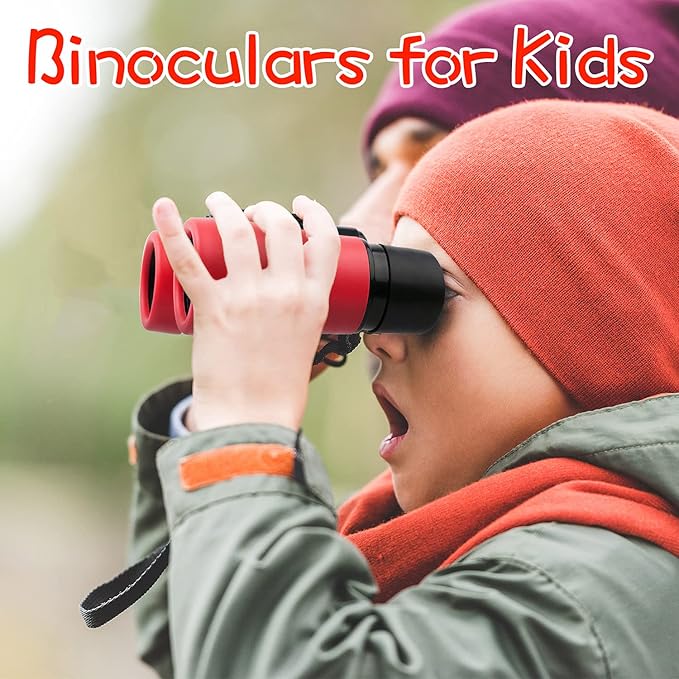Scotamalone Kids Binoculars Shock Proof Toy Binoculars Set - Image 3