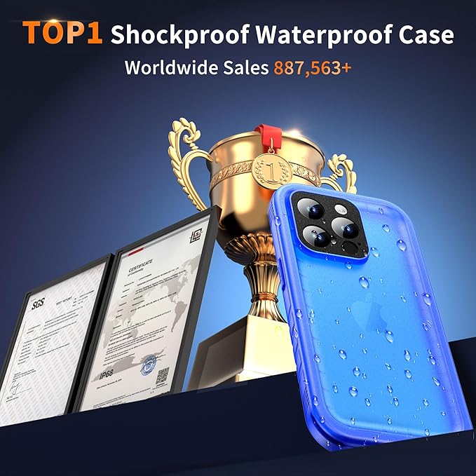 Cozycase for iPhone 15 Pro Waterproof Shockproof Dustproof Case - Image 8