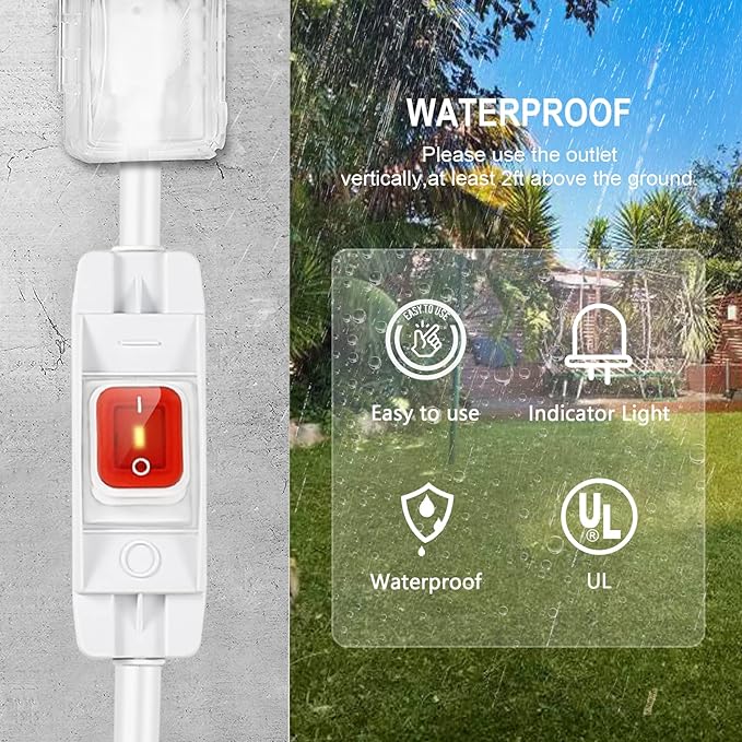 Outdoor Waterproof Extension Cord - Image 7