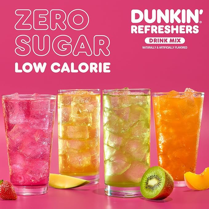 Dunkin’ Refreshers Singles To Go! Powdered Drink Mix, 40 Ct Variety Pack - Image 6