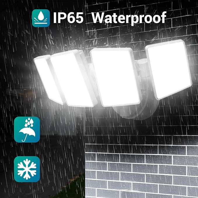 USTELLAR 100W 10000lm Floods Light Outdoor, Switch Controlled LED Security - Image 6