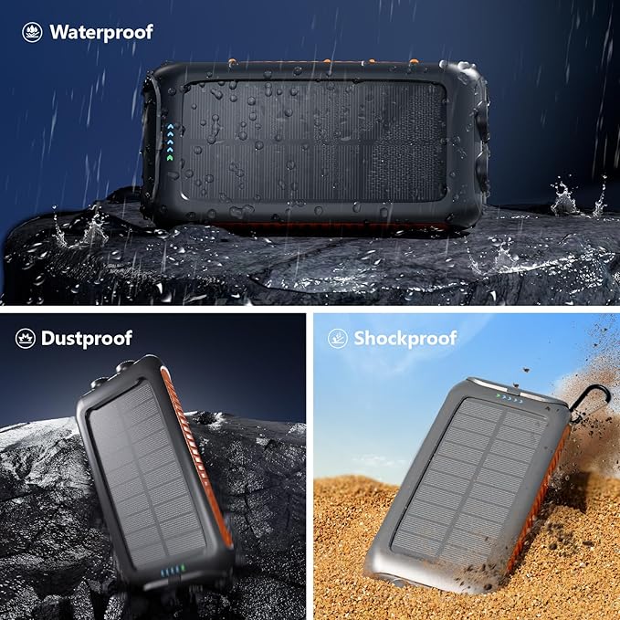 Solar Charger Power Bank 49800mAh Portable Solar Phone Charger - Image 8