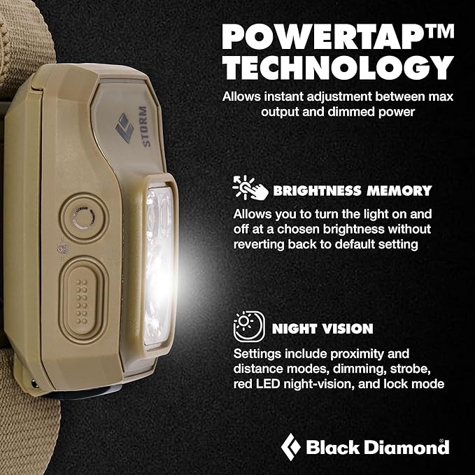 BLACK DIAMOND Storm 450 Headlamp | 450 Lumens Brightness | Waterproof & - Image 3