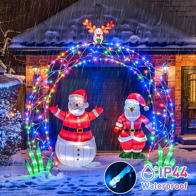 JMEXSUSS 150 LED Christmas Lights Indoor Outdoor Waterproof, 59 ft Connectable - Image 3