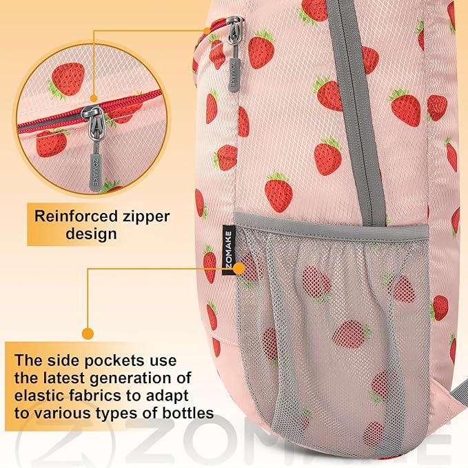 ZOMAKE Lightweight Packable Backpack, Foldable Backpacks Small Daypack - Image 7