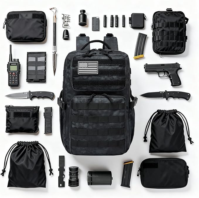 Wotony Military Tactical Backpack - Image 4