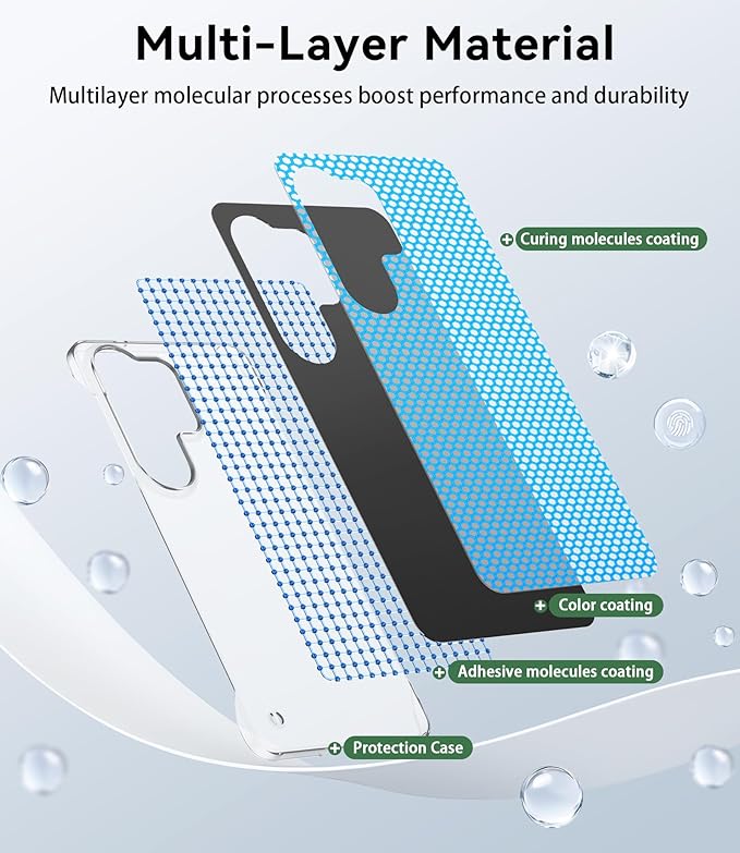 GRECAZO Slim Borderless for Samsung Galaxy S26 Phone Case 6.3" Ultra-Thin - Image 5