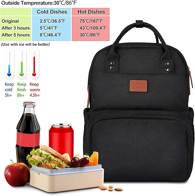 MATEIN Work Backpack for Women, Insulated Cooler Backpacks - Image 2