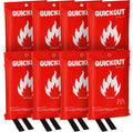 Crystal Lemon Fire Blanket 8-Pack, Home and Kitchen Fire Safety Blankets by CrystalLemon