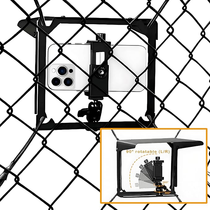 Cell Phone Fence Mount with Shade - Image 3