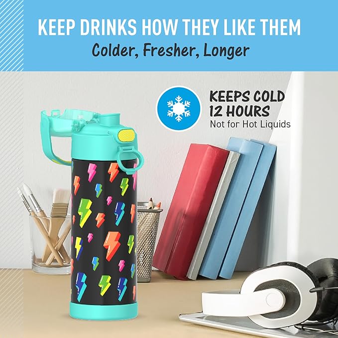 THERMOS FUNTAINER 16 Ounce Stainless Steel Vacuum Insulated Bottle - Image 5