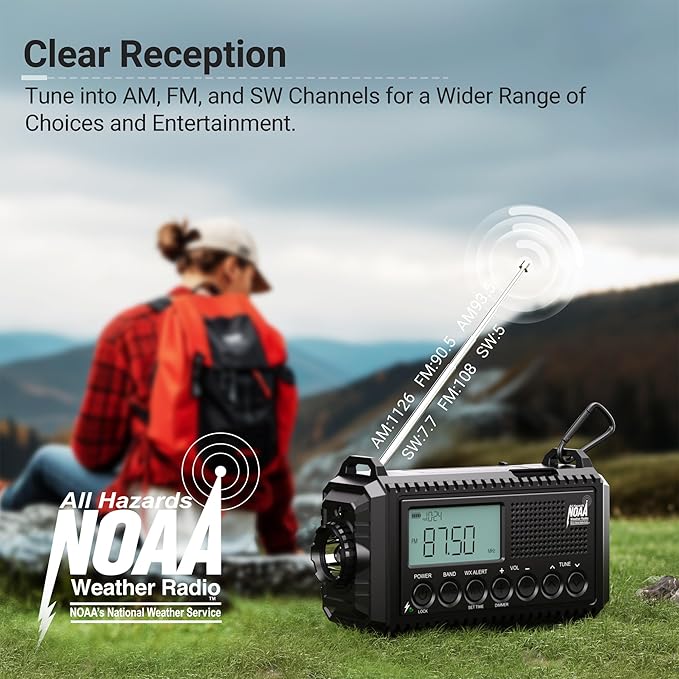 Auto NOAA Digital 5000 Weather Radio - Image 3