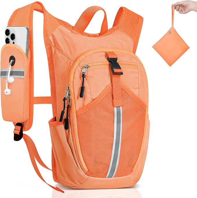 Small Hiking Backpack 15L- Lightweight Packable Foldable Backpack by Unknown