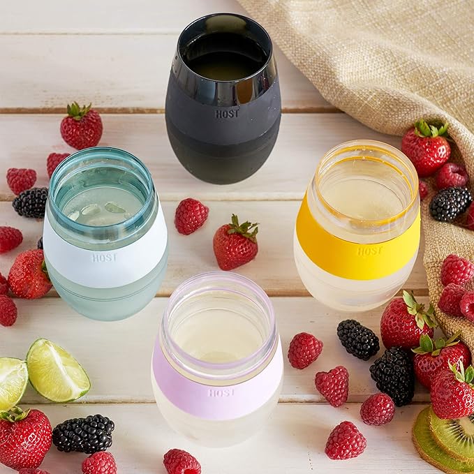 HOST Wine Freeze Cooling Cup, Plastic Double Wall Insulated Freezable Drink - Image 9
