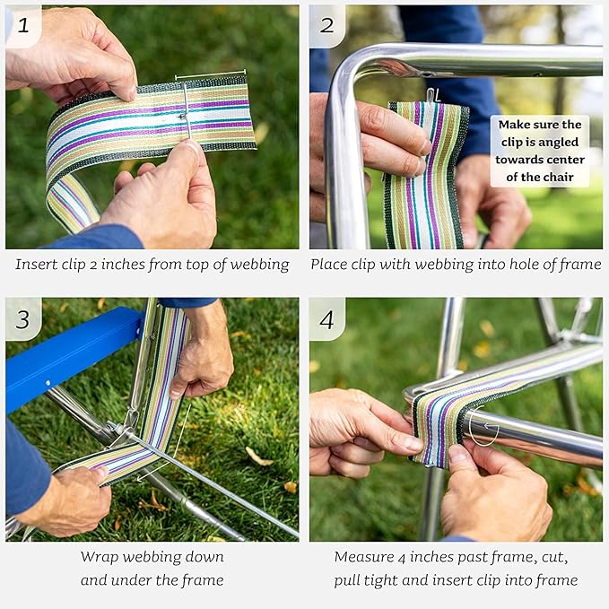 Lawn Chair USA Chair Replacement Lawn Chair Webbing - Image 5