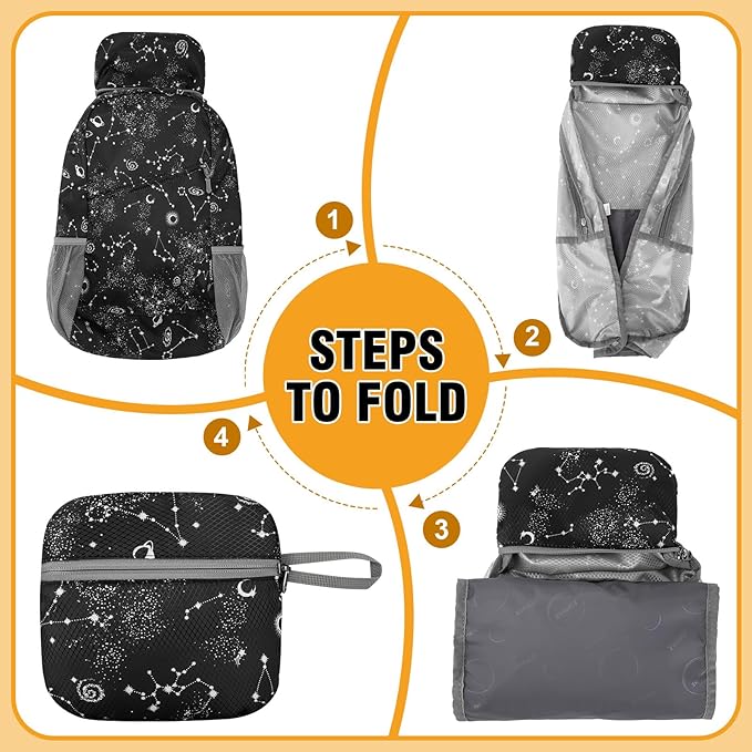 ZOMAKE Lightweight Packable Backpack, Foldable Backpacks Small Daypack - Image 6