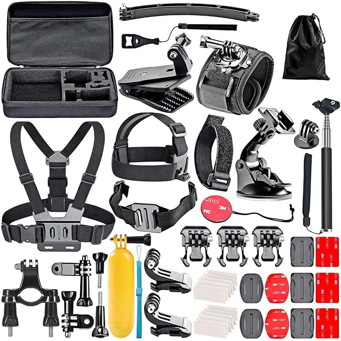 Navitech 50-in-1 Action Camera Accessories Combo Kit by Navitech