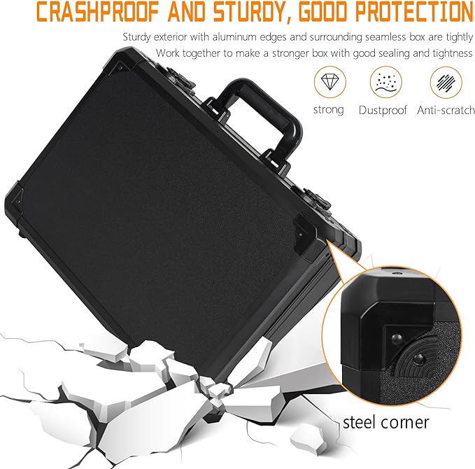 17 Inch Aluminum Carrying Case 17 X 12 X 6 Inch Ideal - Image 7