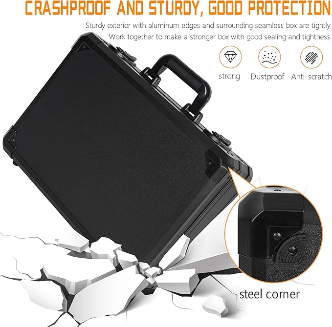 13 Inch Aluminum Carrying Case 13 X 10 X 5.5 Inch Ideal - Image 7