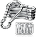 sprookber 316 Stainless Steel Carabiner Clip, Marine Grade Heavy Duty Spring by Sprookber