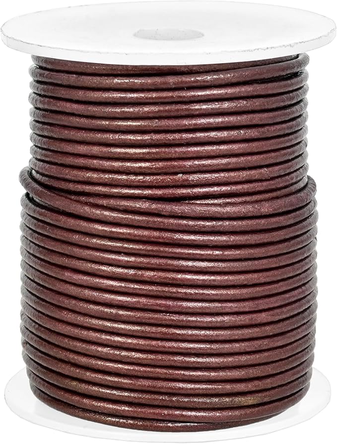 GENIQUE Real/Genuine Round Leather String Cord - Image 2