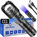 Rechargeable Flashlights 100000 High Lumens, Long Range 5000ft, Super Bright by Esgreen